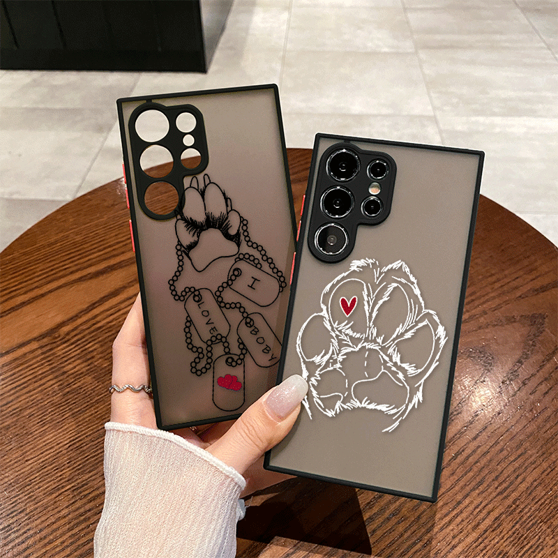 Samsung Galaxy S24 - Funny Cartoon Pet Cute Dog Paw