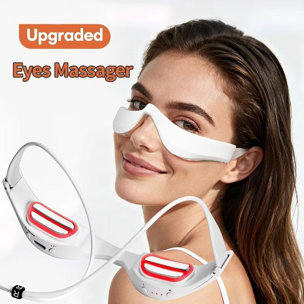 Light Therapy Glasses - 3D Eye Massager Red Light Therapy