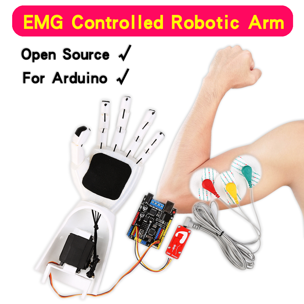 EMG Sensor Robotic Arm Electri - Muscle Sensor Emg ulasan dan harga