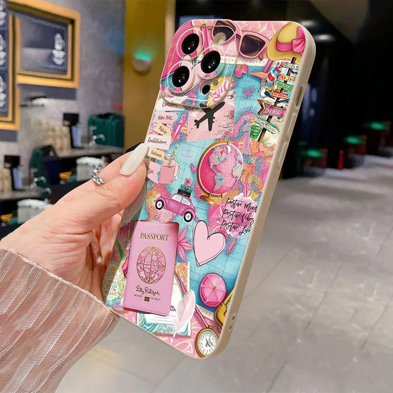 Travel Plane Printed Matte Ant - Apple Iphone 16 ulasan dan harga