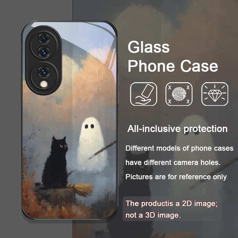 Cute Cartoon Black Cat Ghost P - Huawei Mate 60 ulasan dan harga