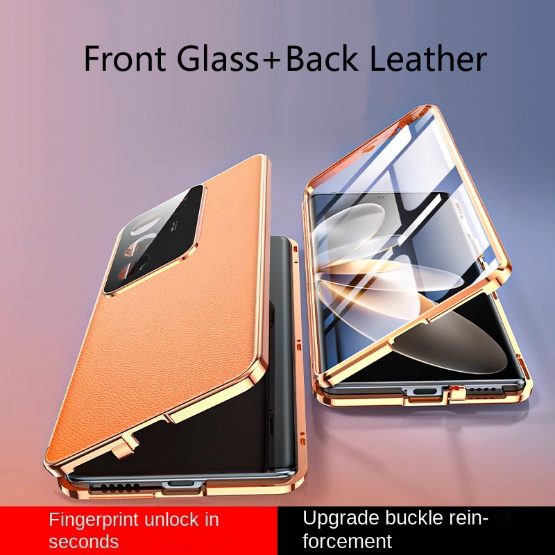 Luxury Leather Glass 360° Cove - Realme Gt 6 ulasan dan harga