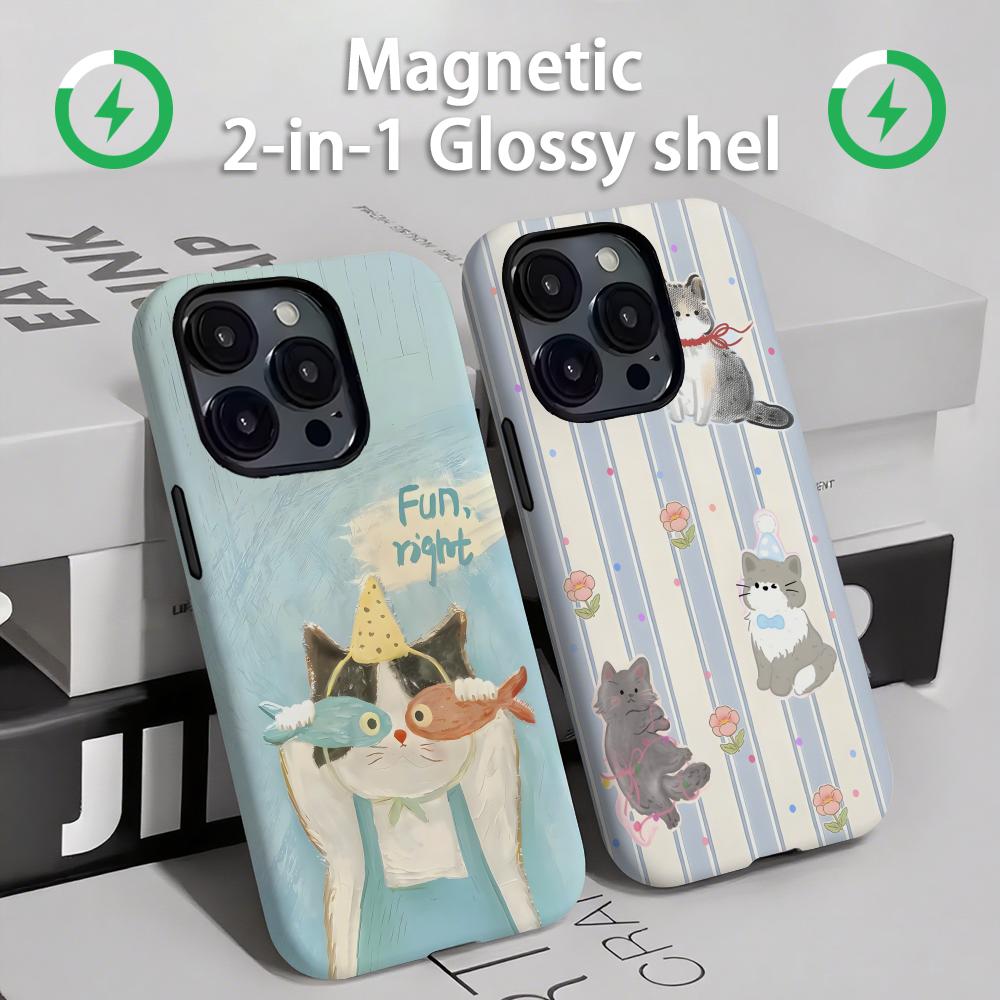 Cute cats and dogs  Phone Case - Apple Iphone 16 ulasan dan harga