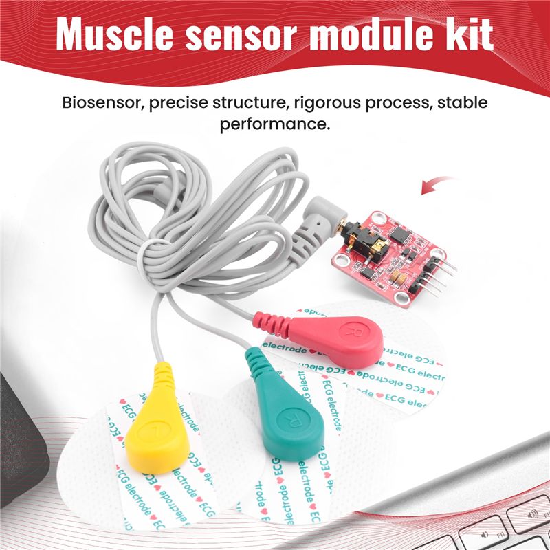 A21Q -Muscle Signal Sensor Emg - Muscle Sensor Emg ulasan dan harga