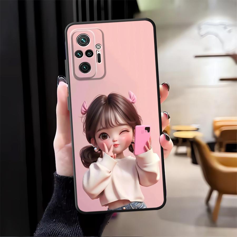Cartoon Girl Pattern Funda Pho - Xiaomi Redmi Note 13 ulasan dan harga