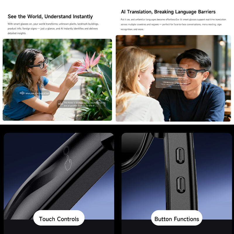 2026 New Smart Translation Gla - Smart Glasses Lens ulasan dan harga