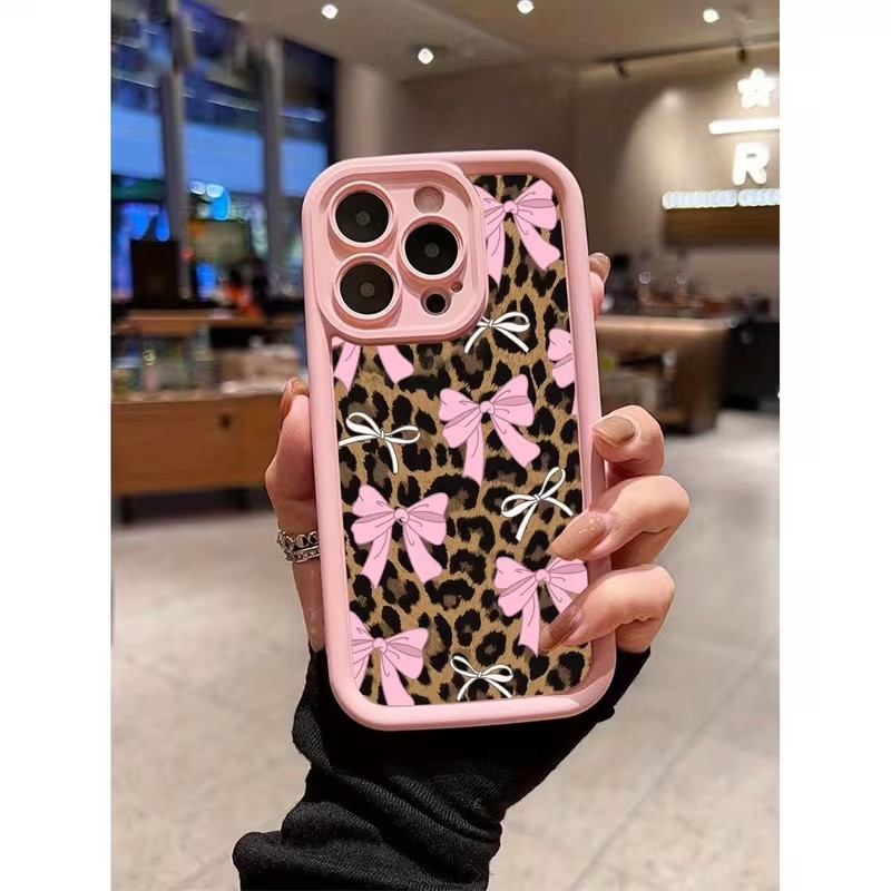Leopard Print Bow Phone Case F - Apple Iphone 16 ulasan dan harga